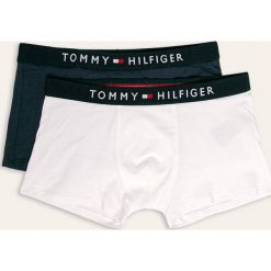 Tommy Hilfiger - Bokserki dziecięce (2-pack). Niebieskie majtki chłopięce TOMMY HILFIGER, z nadrukiem, z elastanu. Za 119,90 zł.