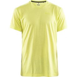 Męski T-shirt Craft Charge zielony. Zielone t-shirty męskie Craft, s, bez wzorów, z bawełny, eleganckie, bez kołnierzyka. Za 108,99 zł.