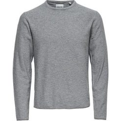 ONLY&SONS Męska Crew Neck Sweater Paldin Noos Średni Szary Melanż (rozmiar S). Szare swetry męskie Only&Sons, s, bez wzorów, z bawełny, eleganckie, bez kołnierzyka, bez kaptura. W wyprzedaży za 68,00 zł.