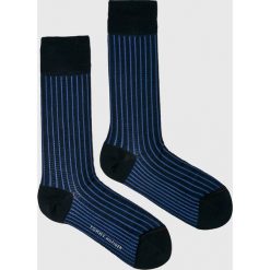 Tommy Hilfiger - Skarpety. Niebieskie skarpetki męskie marki TOMMY HILFIGER, z elastanu. W wyprzedaży za 19,90 zł.