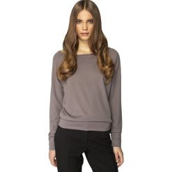 Swetry klasyczne damskie: Sweter w kolorze szarym