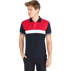 Tommy Hilfiger Polo Koszulka Niebieski Czerwony. Czerwone podkoszulki męskie TOMMY HILFIGER, l, bez wzorów, z bawełny, bez rękawów. Za 428,95 zł.