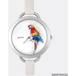 Zegarki damskie: Zegarek – Papuga – jasno szary