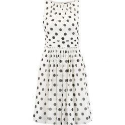 Sukienki: Swing CHIFFON DOTS Sukienka koktajlowa ivory / black