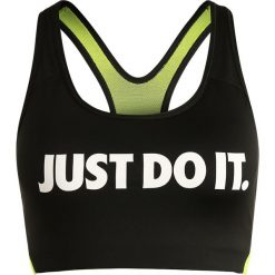 Biustonosze sportowe: Nike Performance PRO CLASSIC SWOOSH COOLING Biustonosz sportowy black/volt/white