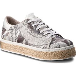 Espadryle S.OLIVER - 5-23654-20 Silver Multi 954. Szare espadryle damskie S.Oliver, bez wzorów, ze skóry ekologicznej, bez obcasa, na płaskiej podeszwie. W wyprzedaży za 139,00 zł.