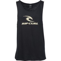 Ripcurl Top męski Iconic Tank Black. Czarne koszulki męskie RIPCURL, m, bez wzorów, bez kołnierzyka, bez rękawów. Za 54,00 zł.