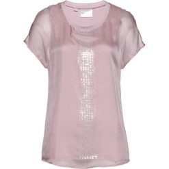 Tunika z cekinami bonprix matowy jasnoróżowy. Czerwone tuniki damskie eleganckie bonprix. Za 49,99 zł.