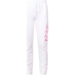 Bryczesy damskie: Agolde TRACK PANT Spodnie treningowe white