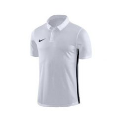 Nike M NK DRY ACDMY18 POLO SS, 10 | PIŁKA NOŻNA / PIŁKA NOŻNA | MĘŻCZYZNA | POLO KRÓTKI RĘKAW | BIAŁY / CZARNY / CZARNY | Z. Czarne koszulki męskie Nike, s, bez wzorów, polo, z krótkim rękawem, krótkie. Za 164,52 zł.