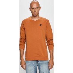 Clean Cut Copenhagen - Bluza. Pomarańczowe bluzy męskie Clean Cut Copenhagen, s, z aplikacjami, z bawełny, z kapturem, bez rękawów, bez kaptura. Za 319,90 zł.