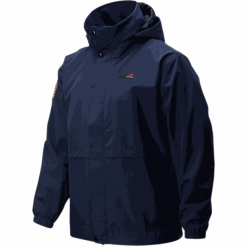 New Balance MJ01500NGO. Pomarańczowe kurtki męskie New Balance, m, bez wzorów, z nylonu, klasyczne, bez kaptura. Za 749,99 zł.