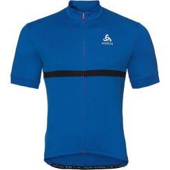 Odlo Koszulka rowerowa Shirt s/s full zip Fujin C/O niebieska r. XL (411262/20429). Koszulki sportowe męskie Odlo, m. Za 141,75 zł.