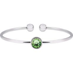 Bransoletki damskie: Bransoletka w kolorze srebrnym z kryształem Swarovski