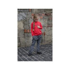 BLUZKA ADI RED. Czerwone t-shirty chłopięce z długim rękawem marki M-art-a-baby, z nadrukiem, z elastanu. Za 65,00 zł.