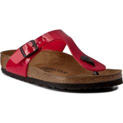 Chodaki damskie: Japonki BIRKENSTOCK - Gizeh 0743191 Tango Red Patent