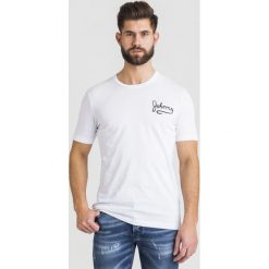 T-SHIRT TOOTINGBEC JOHN RICHMOND. Białe t-shirty męskie m, z nadrukiem, z bawełny, z okrągłym kołnierzem. Za 175,00 zł.