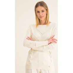 Sweter Patrizia Pepe 8M1001/A6J1-W308. Brązowe swetry damskie Patrizia Pepe, m, bez wzorów, klasyczne, bez rękawów, bez kaptura. W wyprzedaży za 559,00 zł.