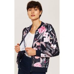 Bluza typu bomber - Wielobarwn. Szare bluzy damskie marki DOMYOS, z bawełny. Za 89,99 zł.
