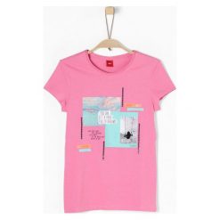 S.Oliver T-Shirt Dziewczęcy M Jasnoróżowy. Różowe bluzki dziewczęce marki S.Oliver, z nadrukiem, z bawełny. W wyprzedaży za 39,00 zł.