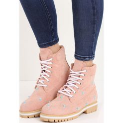 Buty zimowe damskie: Różowe Traperki Multistar