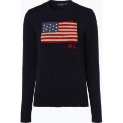 Polo Ralph Lauren - Sweter damski, niebieski. Niebieskie swetry klasyczne damskie marki Polo Ralph Lauren, s, z bawełny, polo. Za 649,95 zł.