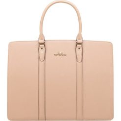Torba na laptopa 85-3U-113-9. Brązowe torby na laptopa Wittchen, w paski. Za 479,00 zł.