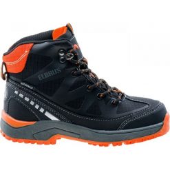 Buciki niemowlęce: ELBRUS Buty Dziecięce Tares Mid WP Jr Black/Dark Grey/Orange r. 29 (4254)