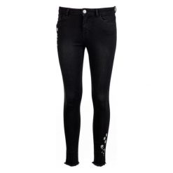 Desigual Jeansy Damskie 27 Czarny. Czarne jeansy damskie Desigual. W wyprzedaży za 314,00 zł.
