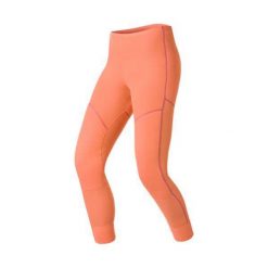 Odlo Spodnie Pants long X-WARM pomarańczowe r. S. Brązowe spodnie sportowe damskie marki Odlo, s. Za 174,93 zł.