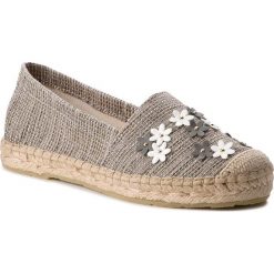 Espadryle EVA MINGE - Renteria 3W 18MJ1372407ES 909. Szare espadryle damskie marki Eva Minge, ze skóry ekologicznej, na płaskiej podeszwie. W wyprzedaży za 189,00 zł.