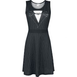 Miasteczko Halloween Jack Stripes Sukienka wielokolorowy. Czarne sukienki damskie marki Miasteczko Halloween, l, z nadrukiem, bez kołnierzyka, bez rękawów, dopasowane. Za 79,90 zł.