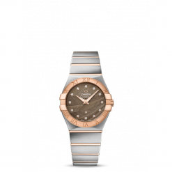 ZEGAREK OMEGA Constellation 123.20.27.60.63.003. Brązowe zegarki damskie marki OMEGA, szklane. Za 17500,00 zł.
