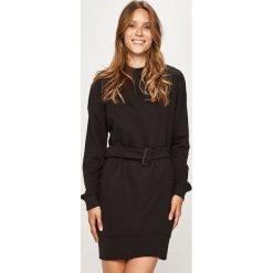 Tally Weijl - Sukienka. Czarne sukienki damskie TALLY WEIJL, na co dzień, s, w paski, z bawełny, casualowe, z okrągłym kołnierzem, z długim rękawem, długie, mini, proste. W wyprzedaży za 69,90 zł.