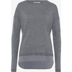Sweter "Liz" w kolorze szarym. Szare swetry damskie BRAX, bez wzorów, z bawełny, bez rękawów, bez kaptura. W wyprzedaży za 189,95 zł.