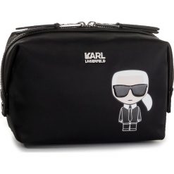 Kosmetyczka KARL LAGERFELD - 96KW3238 Black. Czarne kosmetyczki męskie KARL LAGERFELD, bez wzorów, z tkaniny. Za 369,00 zł.