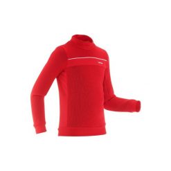 Kurtka wewnętrzna MID WARM 100. Czerwone kurtki damskie WED'ZE, z materiału. Za 39,99 zł.
