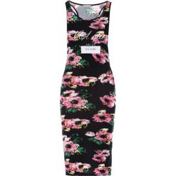 Czarna Sukienka Pains. Czarne sukienki damskie Multu, s, bez wzorów, bez kołnierzyka, bez rękawów, midi. Za 14,99 zł.