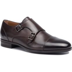 Półbuty BOSS - Kensington 50380197 10201996 01 Dark Brown 201. Pomarańczowe buty wizytowe męskie Boss, bez wzorów, ze skóry, eleganckie, bez zapięcia. Za 1289,00 zł.
