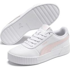 Puma tenisówki damskie Carina L 37032510 40 białe. Białe buty sportowe damskie Puma, bez wzorów, ze skóry, sportowe, tenisowe. Za 279,00 zł.