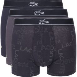 Lacoste 3-pack Bokserki Niebieski Szary. Szare bokserki męskie Lacoste, bez wzorów, z elastanu. Za 199,95 zł.