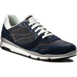 Sneakersy GEOX - U Sandford A U72A6A 02211 C4294 Blue/Navy. Niebieskie sneakersy męskie Geox, na co dzień, bez wzorów, ze skóry, klasyczne, bez zapięcia. W wyprzedaży za 299,00 zł.