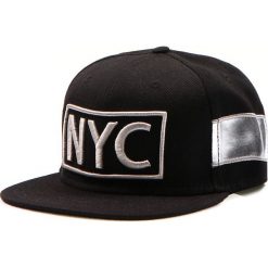 Czapki z daszkiem męskie: Czapka męska snapback czarna (hx0165)