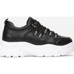 Czarne Sneakersy Calyreisis. Czarne sneakersy damskie Born2be. W wyprzedaży za 49,99 zł.
