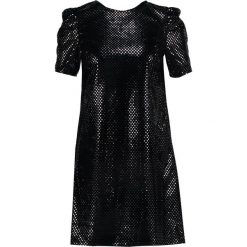 Sukienki: Dorothy Perkins Petite HOLOGRAM MUTTON SLEEVE SHIFT Sukienka koktajlowa black / silver