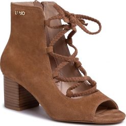 Sandały LIU JO - Thelma 07 SA0119 P0021 Tan S1800. Pomarańczowe klapki damskie Liu Jo, bez wzorów, ze skóry, bez obcasa. W wyprzedaży za 559,00 zł.