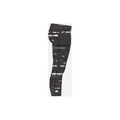 Rybaczki Slim Gym & Pilates 520 damskie. Szare rybaczki damskie DOMYOS, xs, bez wzorów, z elastanu. Za 54,99 zł.