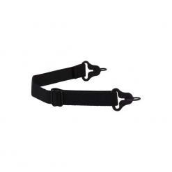 Pasek trzymający elastyczny STRAP HOOK 500. Czarne paski męskie QUECHUA, w paski, z materiału. Za 14,99 zł.