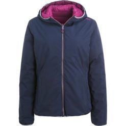 CMP FIX HOOD Kurtka przejściowa black blue. Niebieskie kurtki damskie marki CMP, z materiału, outdoorowe. W wyprzedaży za 351,75 zł.