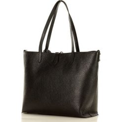 Marco mazzini torebka shopper xxl glamour czarna. Czarne torby damskie na zakupy MAZZINI, bez wzorów, ze skóry, street, bez dodatków. W wyprzedaży za 329,00 zł.